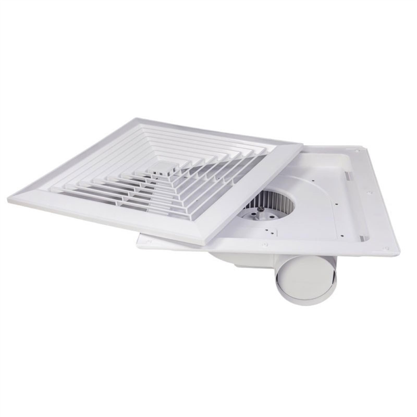 Estrattore Aria Ventilatore di scarico 60x60 cm Montato a soffitto Soffitto silenzioso Potente ventilatore di scarico Ventilatore for ufficio commerciale Anti riflusso Ventola Aspirazione