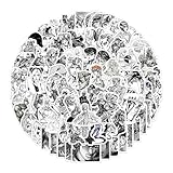 黒白 ジョジョ グッズ ステッカー セット シール 100枚入り キャラクター かわいい 萌え グッズ 貼り紙 自転車 ノートパソコン 携帯 マグカップ シール 飾り[非公式] [並行輸入品]