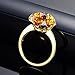 Rare 7.8ct Natural Citrine Ring with South Africa Diamonds of 5 Points Gemstone Solid 14K Yellow Gold Engagement Anniversary Rings for Women