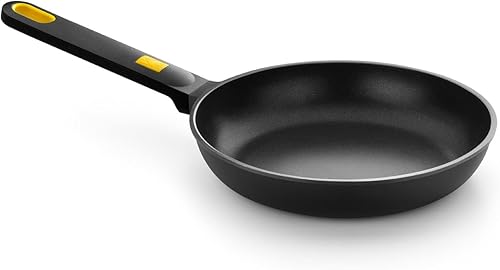 BRA Daily Pro - Sartén de 9.4 in, aluminio fundido a presión, de inducción completa, antiadherente, de tres capas, apta para todas las encimeras