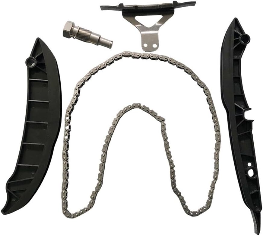 5 PCS Chain Drive Timing Chain Kit SsangYong Korando Gasoline 1720500011 1720500016 1720503016 1729979094 1720520216 Automotive Replacement Engine Overhaul Set Tensioner