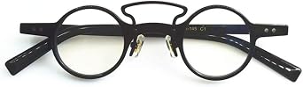Vintage Fashion Small Round Designer Eyeglass Frames Acetate Full Rim Hand Made Glasses