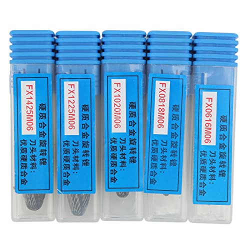 Juego de fresas de carburo Brilluxa con vástago 6mm miniatura 4