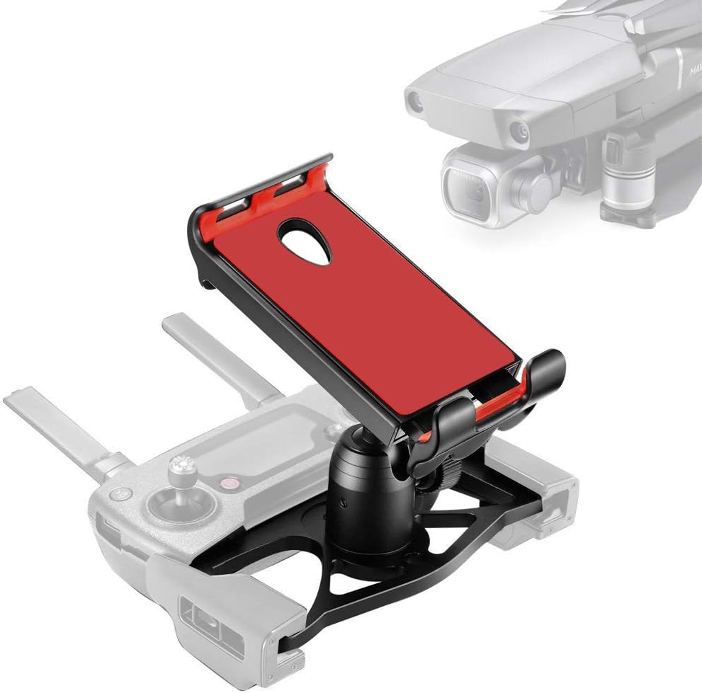 Techfection Mavic Mini Tablet Mount Holde Aluminum-Alloy Foldable Tablet 4-12 Inchs Stand Holder Extender with Lanyard for DJI Mavic Air 2/Mavic Pro/Mavic 2/Spark/Mini Upgrade Accessories