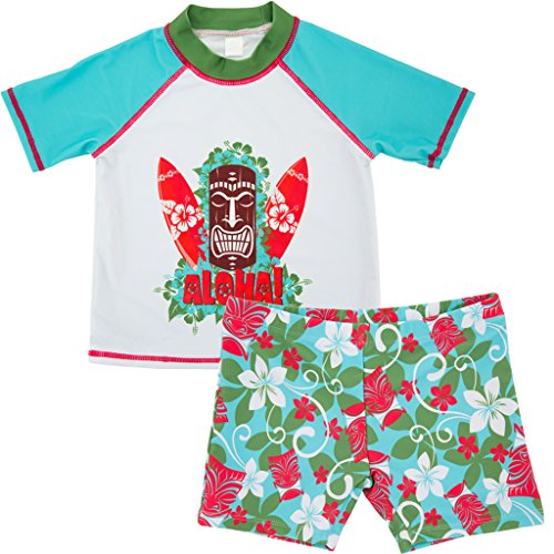 Traje de Baño para Niños - Ropa de Natación para Bebés Ropa de Baño de Manga Corta y Pantalones Cortos 1-6 Años