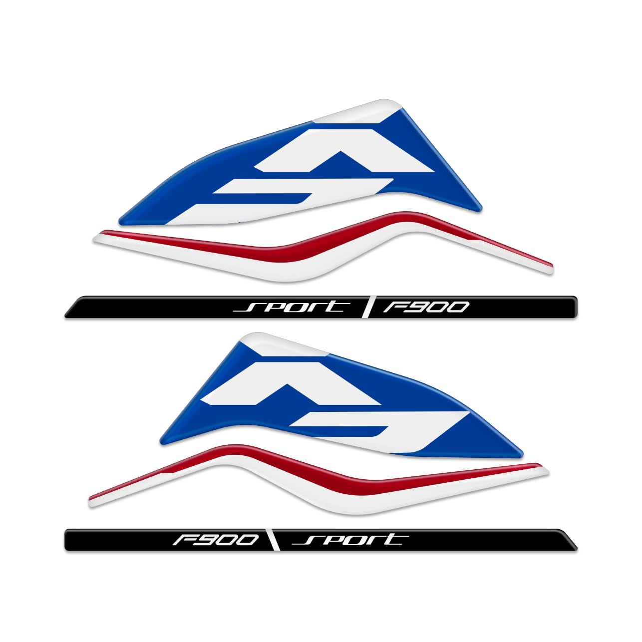 Az Graphishop Adesivi Paramani in Resina 3D Compatibile con BMW F 900 XR 2024-2025 Protezione da Urti e Graffi Accessori Moto Made in Italy APA-F900XR-25 (Sport)