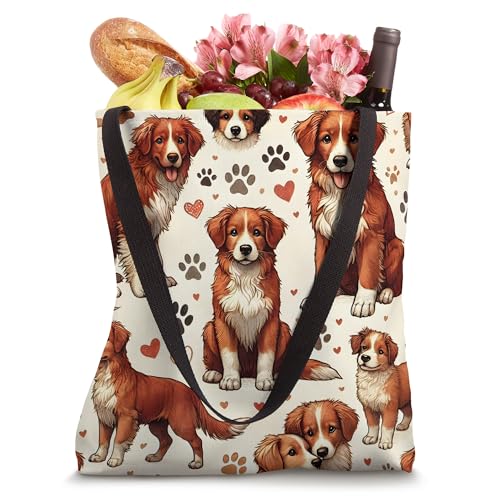 Bolso tote lindo con diseño de Nova Scotia Duck Tolling Retriever miniatura 4
