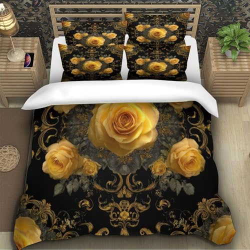 Housse de couette microfibre résistante 140x200 lit simple avec zip - 5