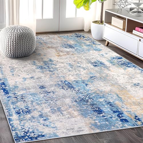 Roccar Area Rugs，250 * 200cm Modern Non-Slip Machine Washable Rugs, Floor Rugs for Living Room/Bedroom/Dining/Office