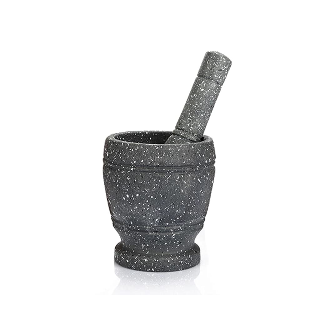 Grinder Mortar Grinding Bowl Garlic Press Pestle Granite Decor Spice Crusher Herb Pepper Mixing Pot Kitchen Mills Tool