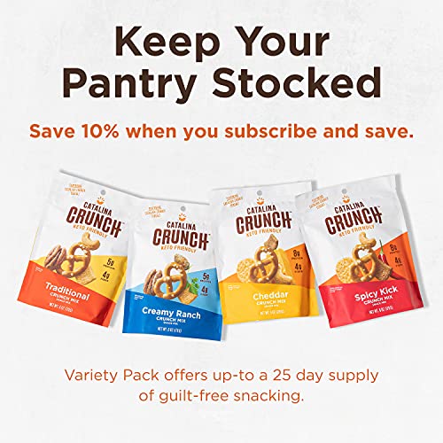 Catalina Crunch Mix Keto Snack Mix Variety Pack | Keto Friendly, Low Carb, Protein Snacks, 6 oz (Pack of 4) - Thumbnail 5