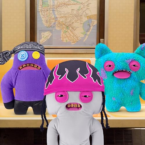 Fuggler Fugg Life 9-Inch Plush Toy (Squidge) By Zuru – Funny Ugly Monster Stuffed Animal With Human-Like Teeth, Quirky Collectible Plush For Kids, Tweens, Teens, Adults & Weird Toy Lovers - 4