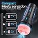 Male Self Masterburbatar Masturebastorfor Men Realistic Textured 3D Tight Sleeve Male Masterburters, Pocket Puzzy Silicone Underwear Mastusbafor Hands for Man Games S6GR