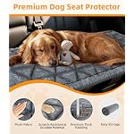 Dog Car Bed, Non-Slip Dog Seat Cover | Universal Back Seat Protector - Image 2