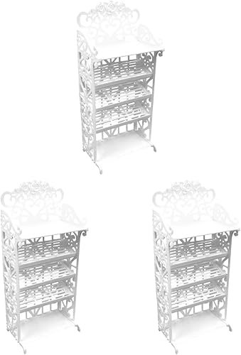 Gadpiparty Juego de 3 piezas de 115 pulgadas para muñecas de plástico estante de plástico soporte de repuesto para niños niñas accesorios de juego