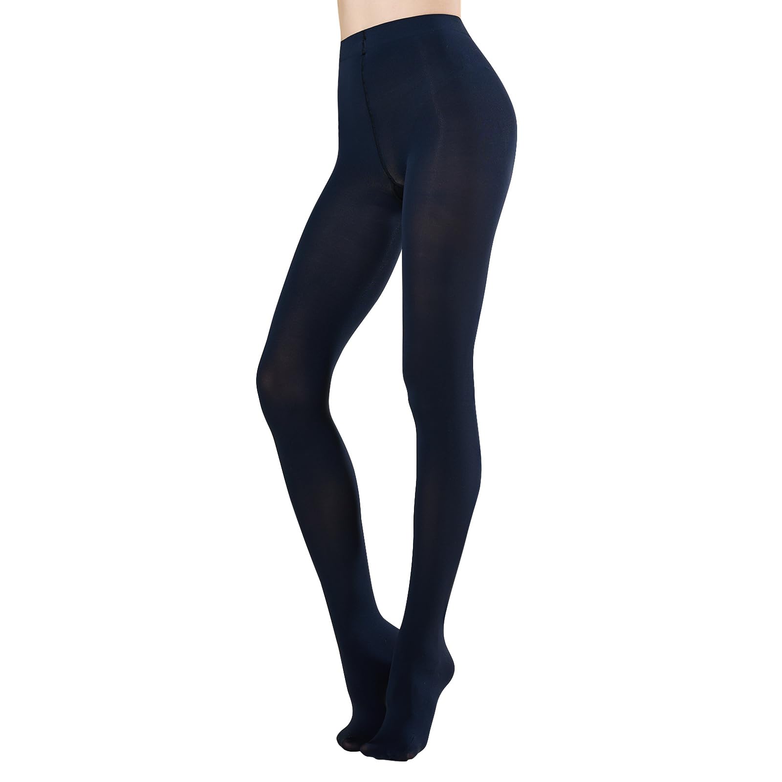Manzi Women's Navy 70D Coloured Tights Microfibre Soft Fashion Opaque Tights ,Xl
