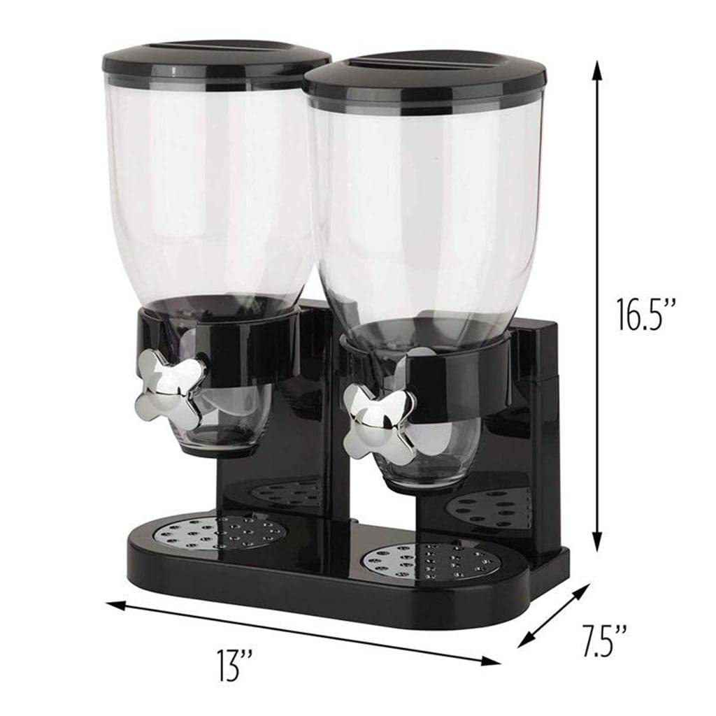 Boîte de Rangement Multifonctionnelle Double pour Céréales, Avoine, Idéale pour La Cuisine.