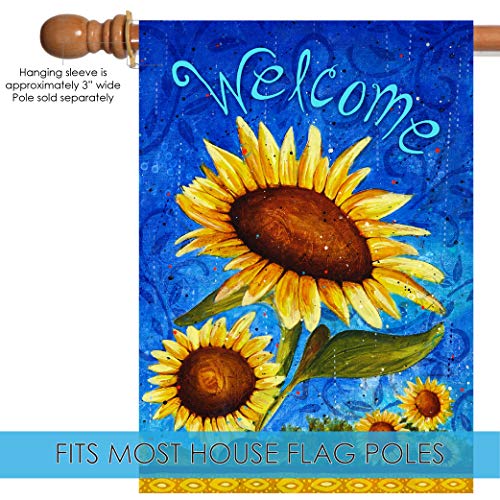 Toland Home Garden 109500 Sweet Sunflowers Spring Flag 28X40 Inch Double Sided Spring Garden Flag For Outdoor House Summer Fall Flag Yard Decoration #TOP2