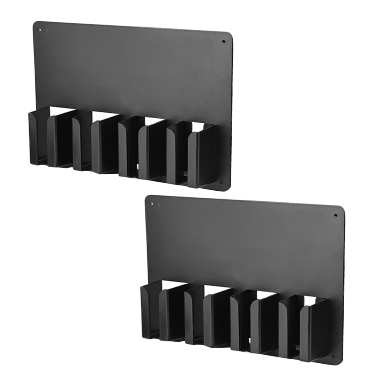 MERRYHAPY 2pcs Hair Clipper Box Holder Case Wall-mounted Barber Clipper Organizer Hair Tool Storage Stand