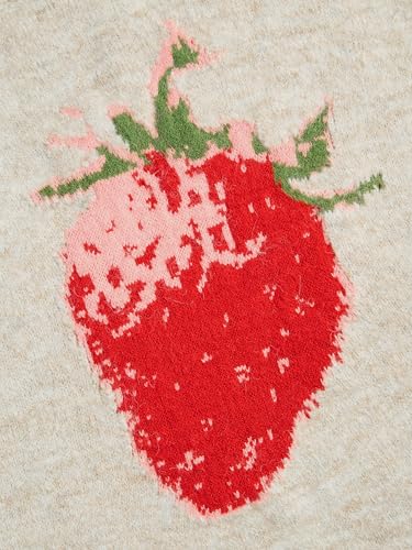 Image of CIDER Women's Sweater Vest Knit Sleeveless Pear Cute Graphic Tank Top