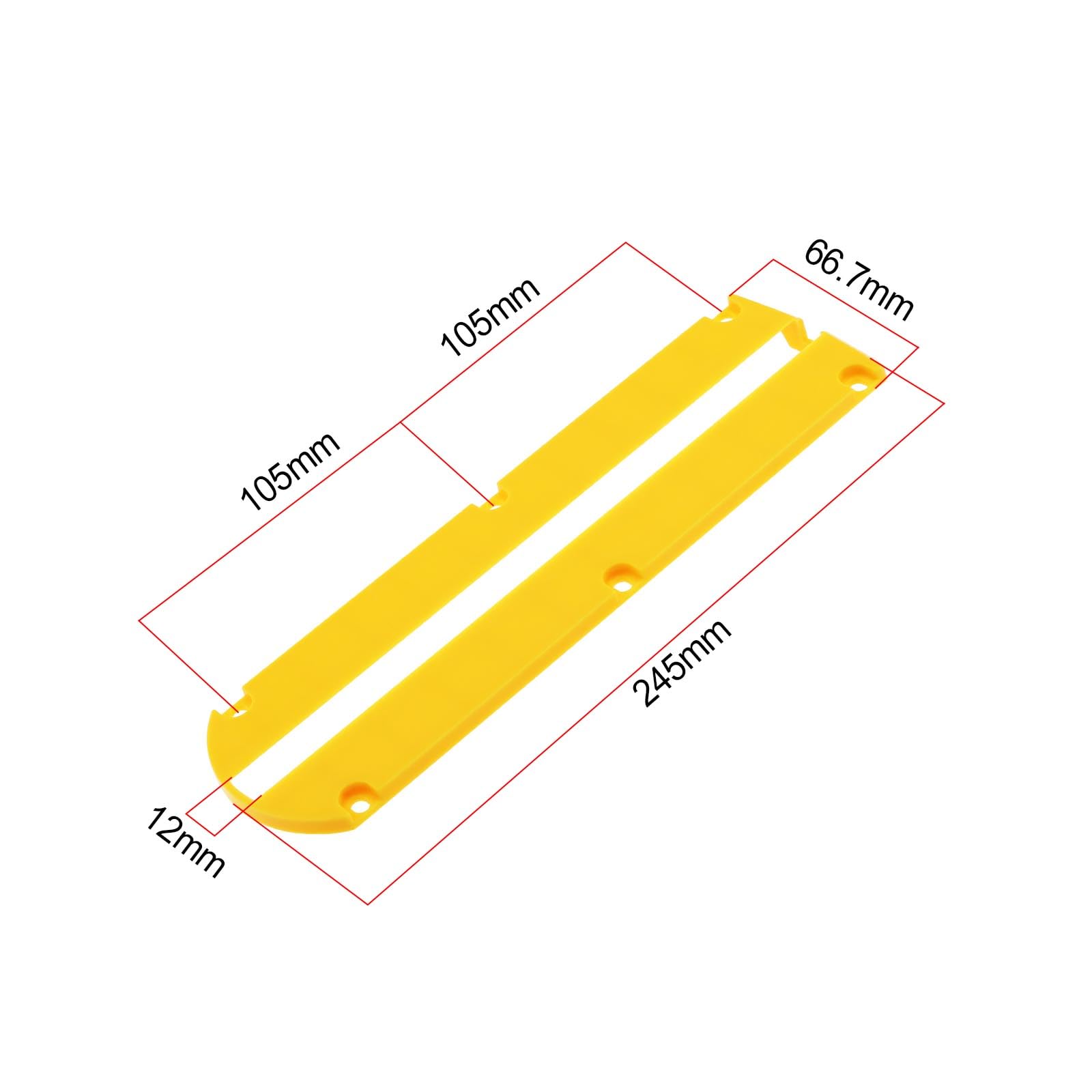 Create idea 146726-02 - Placa de corte para sierra ingletadora compatible con sierra ingletadora Dewalt DW703 DW704 DW704A DW705S DW705 DW706 DW715 DW716 DW716