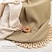 Termichy Baby Lounger Cover Muslin: Soft Cotton Slipcover for Snuggle Me Lounger - Removable & Machine Washable for Daily Use - Zipper-Free & Skin-Friendly for Newborn Girls and Boys