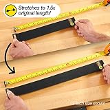 Wrap-It Storage Super rozciągliwe, 45,7 cm (6 sztuk) - Elastyczne paski zaciskowe na rzep - organizer na przewód przedłużający, paski do węża i kabli, owijka na sznurek