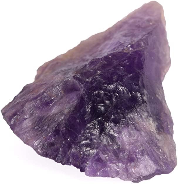 Earth Mines - Piedra preciosa suelta de amatista violeta 100% natural, 90.50 quilates, sin calefacción, con certificación de amatista, suelta,