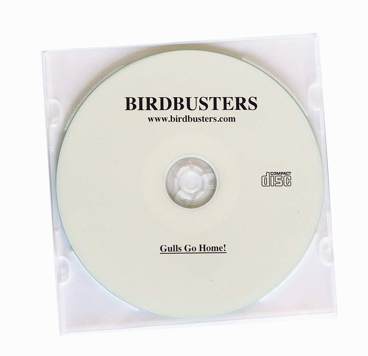 BirdBusters Seagull & Gull Distress & Predator Calls CD - Includes Alarms Call of Gulls, Seagulls, Predators, Shotgun blasts- Scare Away Seagulls & Gulls