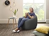 Beanbag Chair Grey Water resistant Bean bags for indoor and Outdoor Use make Great Garden Seats - Image 4