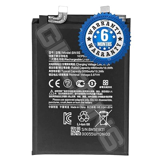 Image of Original BN5E Battery for Redmi Note 11 Pro 5G / Poco X4 Pro 5G 4900 / Battery with 6 Month Warranty** (EE14)