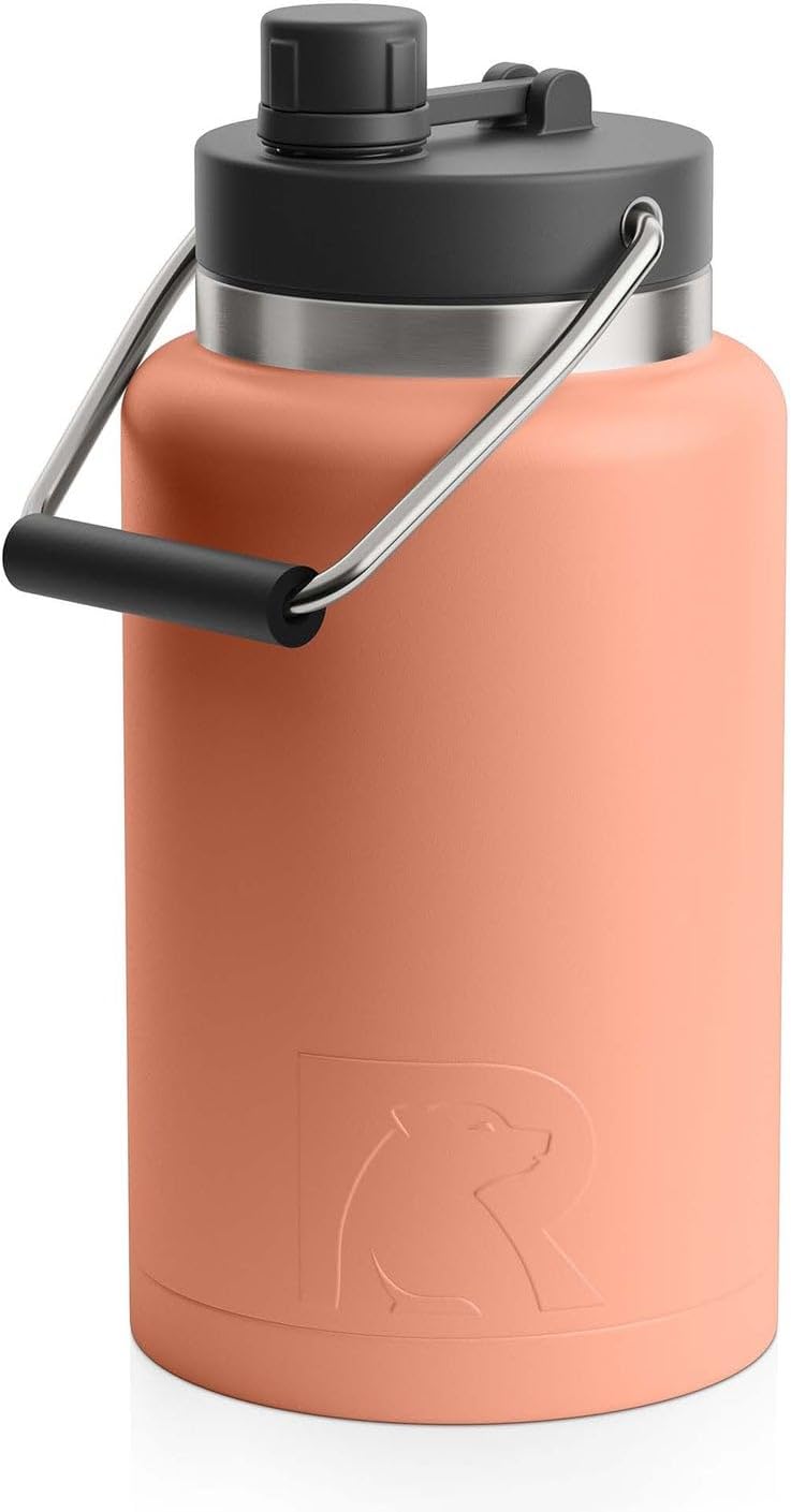 RTIC Half Gallon Jug, Vacuum Insulated Water Bottle Metal