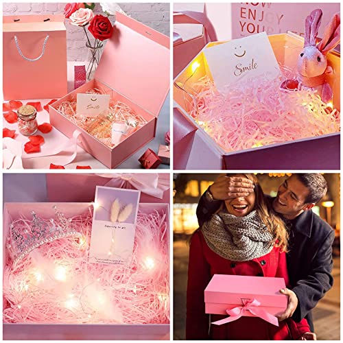 Bymivofun Confezione Regalo con Fiocco, Scatola