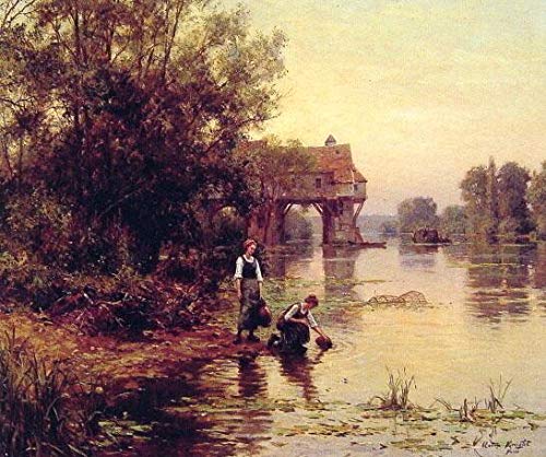 Peintures à l'huile Louis Aston Knight décoration de salle tableau