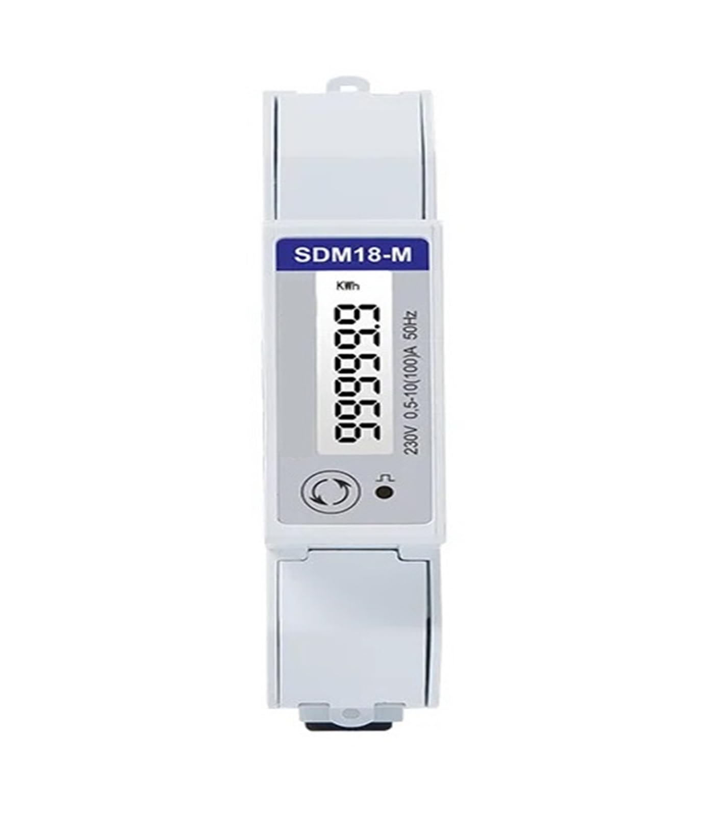 TBZOQAID Energy Meter SDM18-M Single Phase Two Wire Solar PV with RS485 Communication