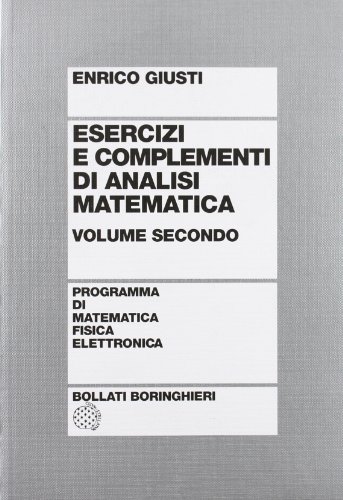 Esercizi e complementi di analisi matematica: 2