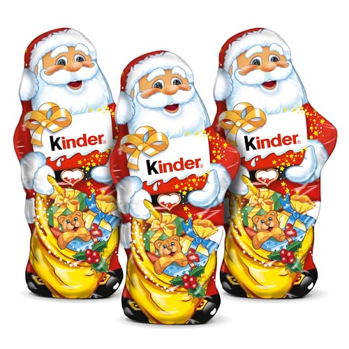 Kinder Schokolade Weihnachtsmann 3er Pack – 3 x 110g...