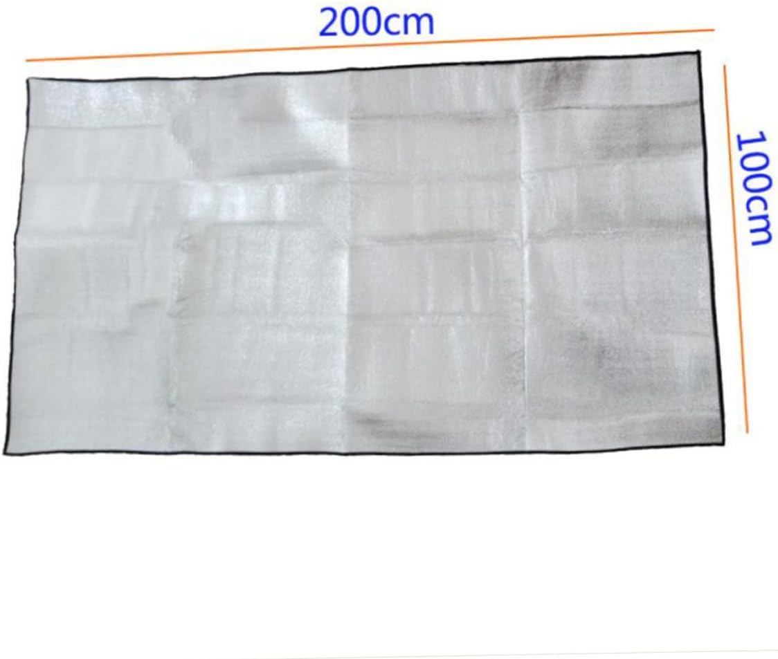 TOYANDONA Dampproof Camping Mat Lightweight Outdoor Picnic Blanket with Aluminum Film Foldable Ground Mat for Hiking Beach Tent Ultralight Sleeping Cushion for Outdoor Random Color