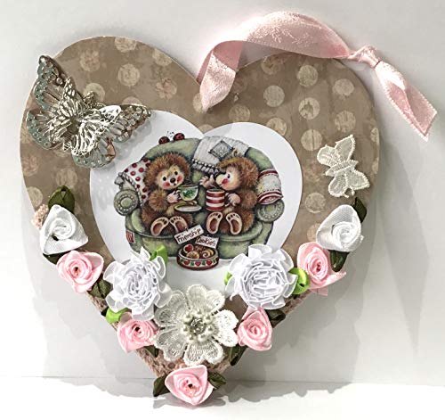 Hedgehog Friends Collection, Paper Craft Pads, Card Making Kit, Makes 80 Card Toppers, Works with Dies - Thumbnail 6