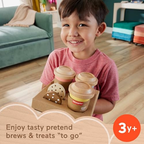 Fisher-Price Wood Coffee to Go Café Set - image 2
