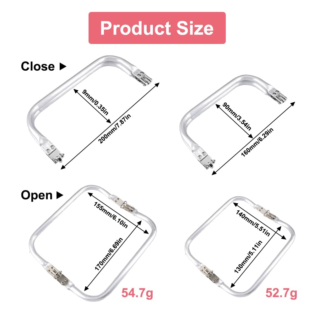 3 Piezas Mango de Marco de Monedero,Marco de Aluminio para Bolsos,Marcos de Bolso Interior de Aluminio,Marcos de Bolso Interior en Forma de U Marco Tubular,para Hacer Monedero,Otras Manualidades