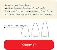 Vista 6 de TIVIT Funda para tabla de planchar: compatible con Yaxa Basics Tabla de planchar de tamaño completo, revestimiento Alumitek, resistente a