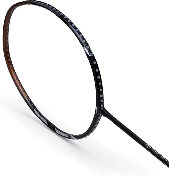 Li-Ning Windstorm 78s UnStrung Badminton Racquet, Black/Bronze/Silver