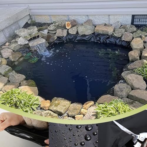 Bâche de bassin 7x10m noire en PVC flexible de 0,12mm pour bassins et cascades - 3