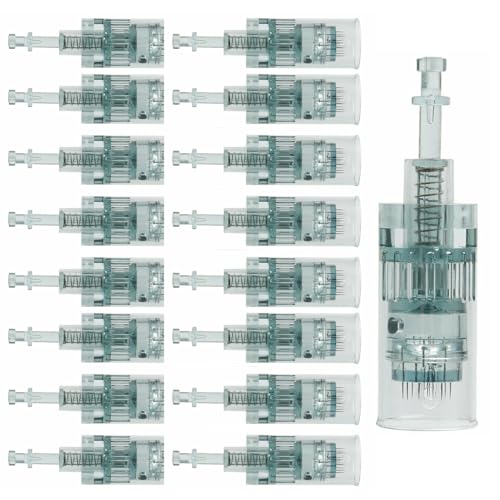 MEVERLA Dr. Pen Ultima M8 Replacement Cartridges - Authentic Dermal Renewal Tips for Dr. Pen M8 Model 16 Pcs Disposable Micro-Tip Cartridges
