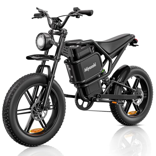 Miyazaki V43 Electric Bike for Adults, 1500W Motor, 52V 25Ah