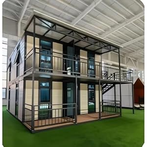 2 Story Customized 2 3 4 Bedroom Luxury Container House 20ft Tiny House 30ft Expandable Prefabricated House 40ft Modular Foldable Mobile Home with Full Equipped Bathroom & Kitchen