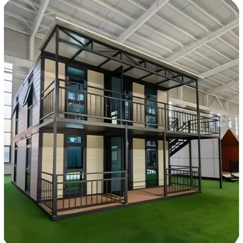 2 Story Customized 2 3 4 Bedroom Luxury Container House 20ft Tiny House 30ft Expandable Prefabricated House 40ft Modular Foldable Mobile Home with Full Equipped Bathroom & Kitchen