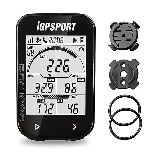 iGPSPORT BSC100S Fahrradcomputer Kabellos, 2.6'' Display Fahrradtacho Kabellos, IPX7 Wasserdicht 40H Wiederaufladbare Batterie Bluetooth5.0 ANT+