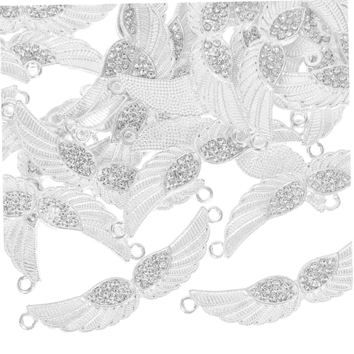 Breloques rétro strass lot de 50 perles d'espacement pour création de bijoux DIY - 3
